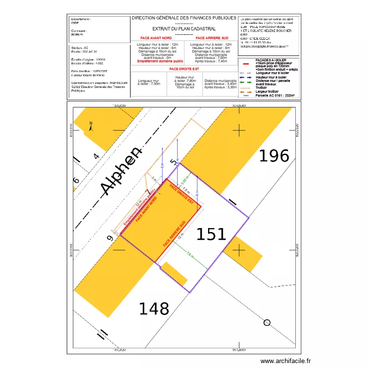 DP02 MAHBOUB. Plan de 