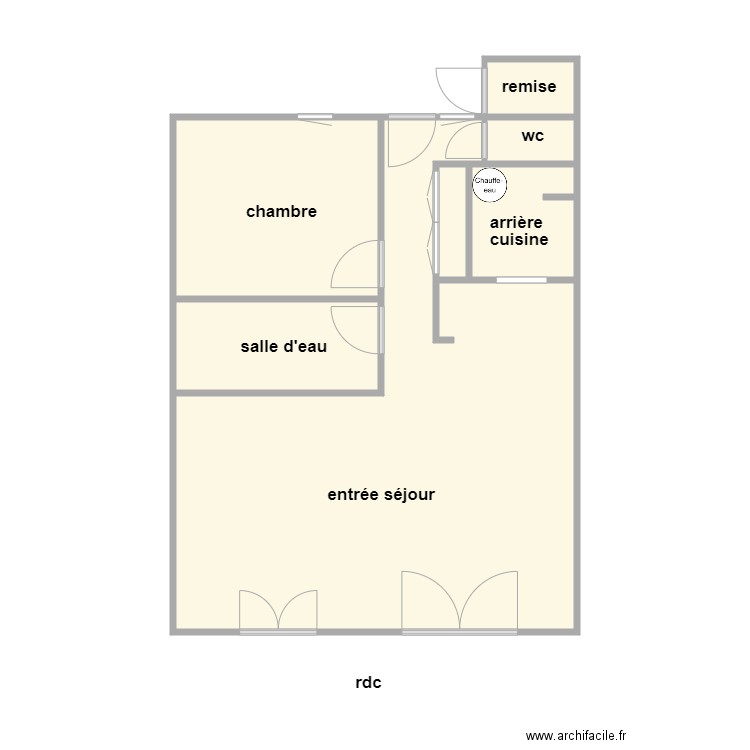 indivision MOURET le JOUBIOUX am. Plan de 7 pièces et 57 m2
