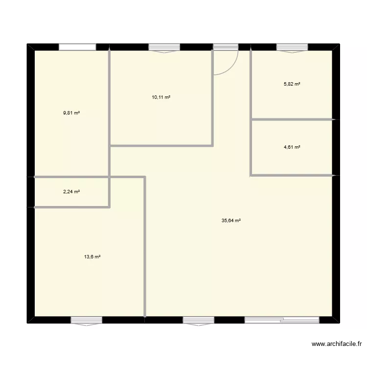 maison. Plan de 7 et 82 m² maison. Plan de 7 et 82 m²