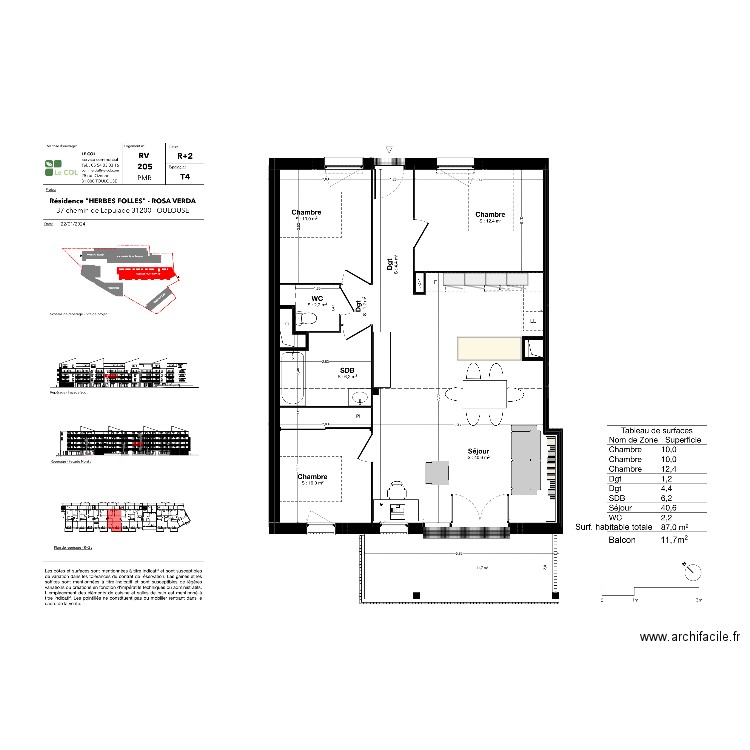 Aménagement appat. Plan de 0 pièce et 0 m2