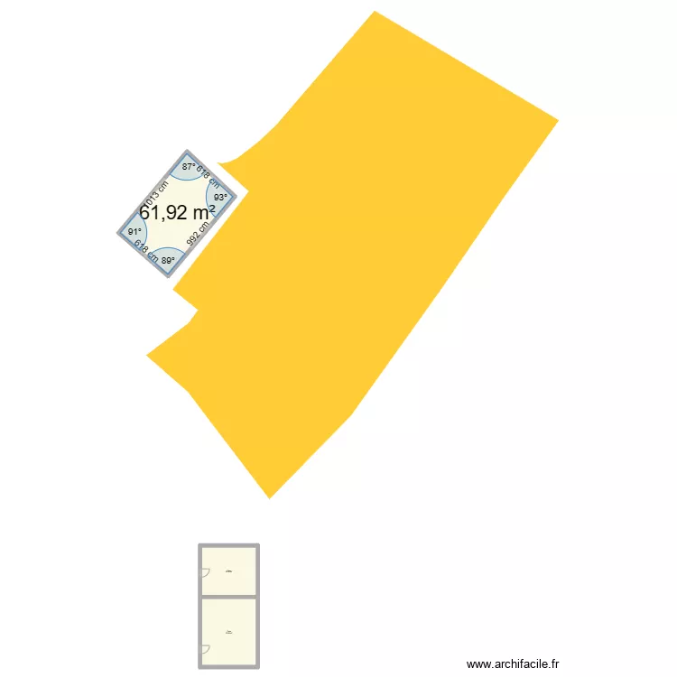 Chalet Les Belleville. Plan de 