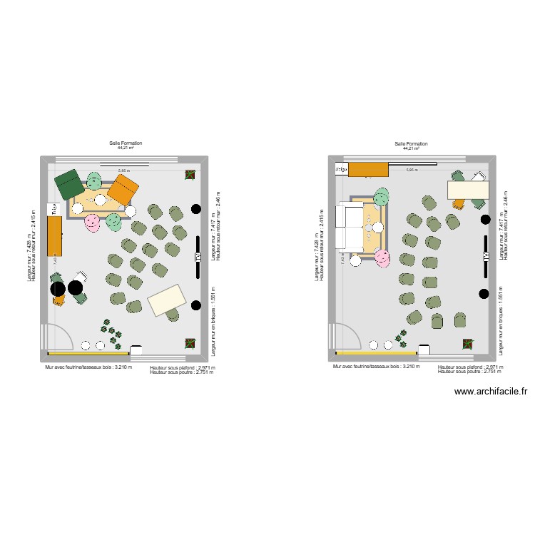 Salle Sonotron. Plan de 0 pièce et 0 m2