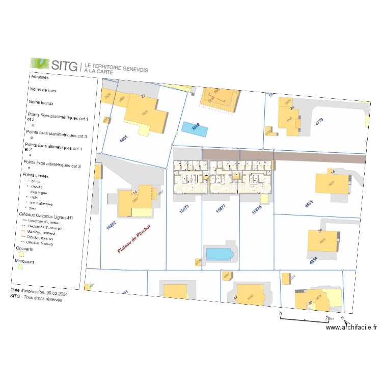 150. Plan de 31 pièces et 484 m2