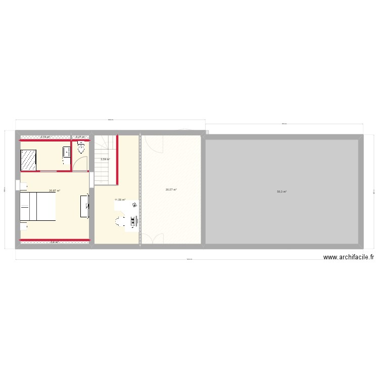 plan maison montcoy comble. Plan de 0 pièce et 0 m2