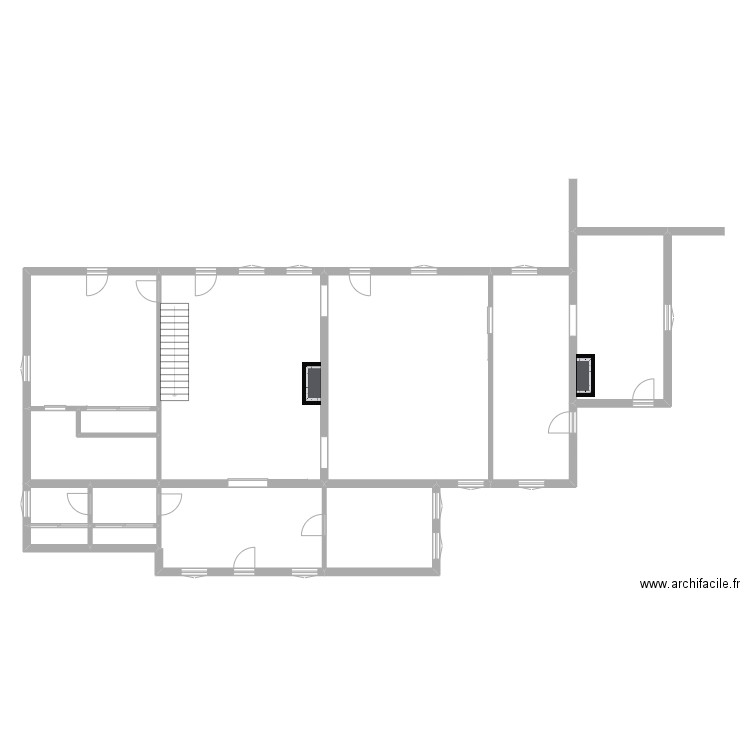 BOULESTREAU RDC. Plan de 13 pièces et 215 m2