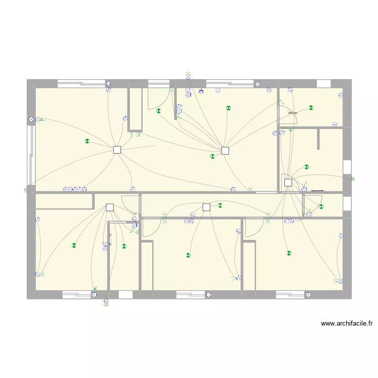 chantier sofiane. Plan de 