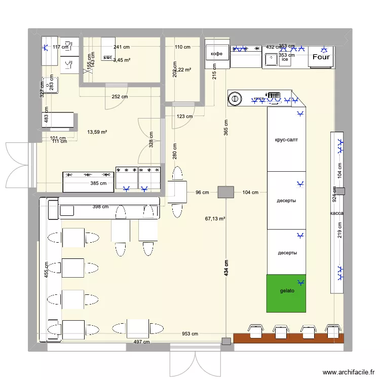 Parkovaya . Plan de 