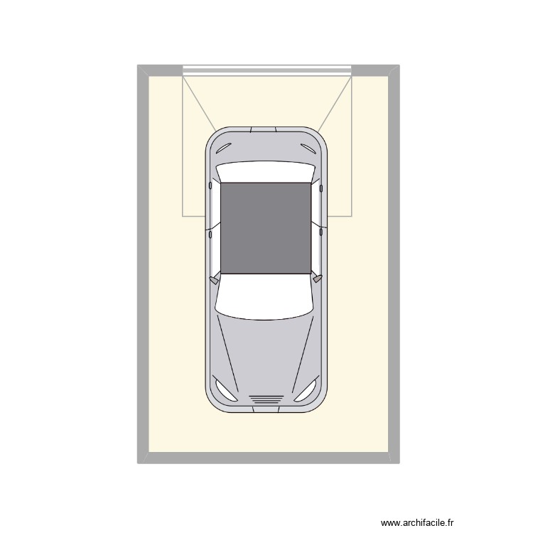 1garrages vseul. Plan de 0 pièce et 0 m2