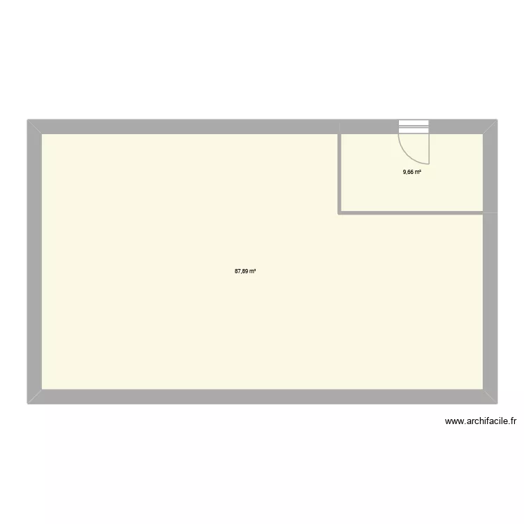 Sermu. Plan de 2  et 98 m²