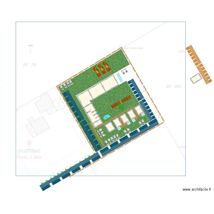 KAMANY 1. Plan de 11 pièces et 524 m2