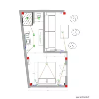 Chambre 1 + salon elect
