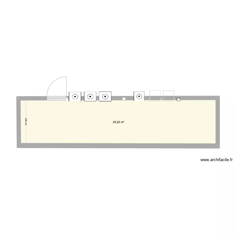 LAVERIE MORZINE. Plan de 