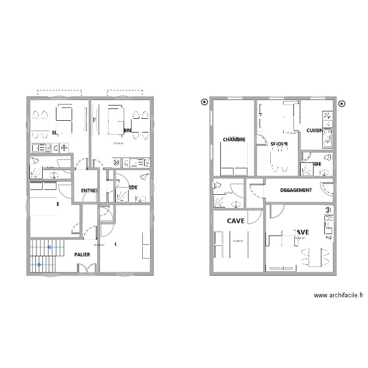 PLAN VILLA LILLAS 2. Plan de 11 pièces et 113 m2