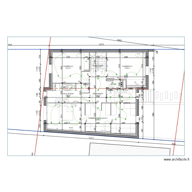 Plan Martins Etage. Plan de 0 pièce et 0 m2
