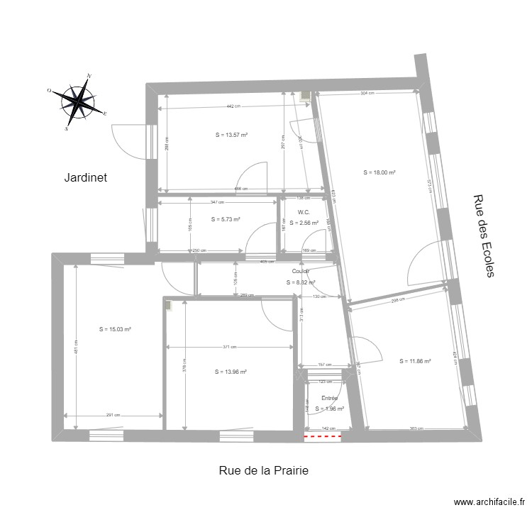 Marly RDC 0. Plan de 0 pièce et 0 m2