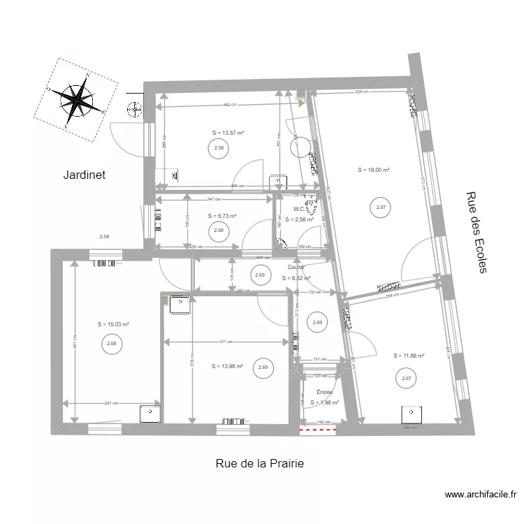 Marly RDC. Plan de Marly RDC. Plan de