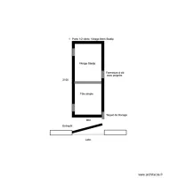Porte fer labo chaud RDC. 210x90