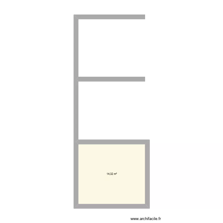 Mon plan. Plan de 1 et 14 m² Mon plan. Plan de 1 et 14 m²