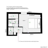 APPART N°4 : CHAMBRE 2 + SDE + WC