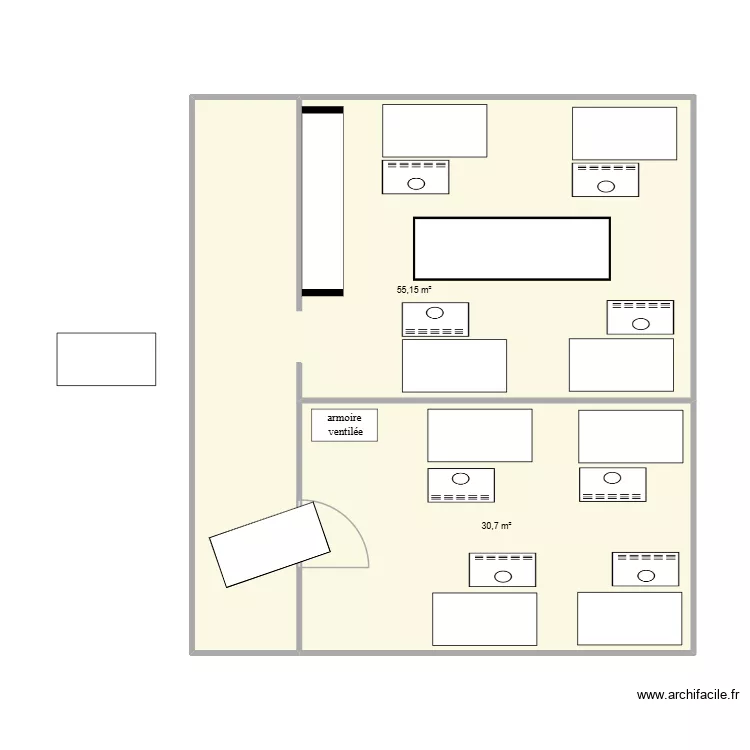 S3738. Plan de 2 et 86 m² S3738. Plan de 2 et 86 m²