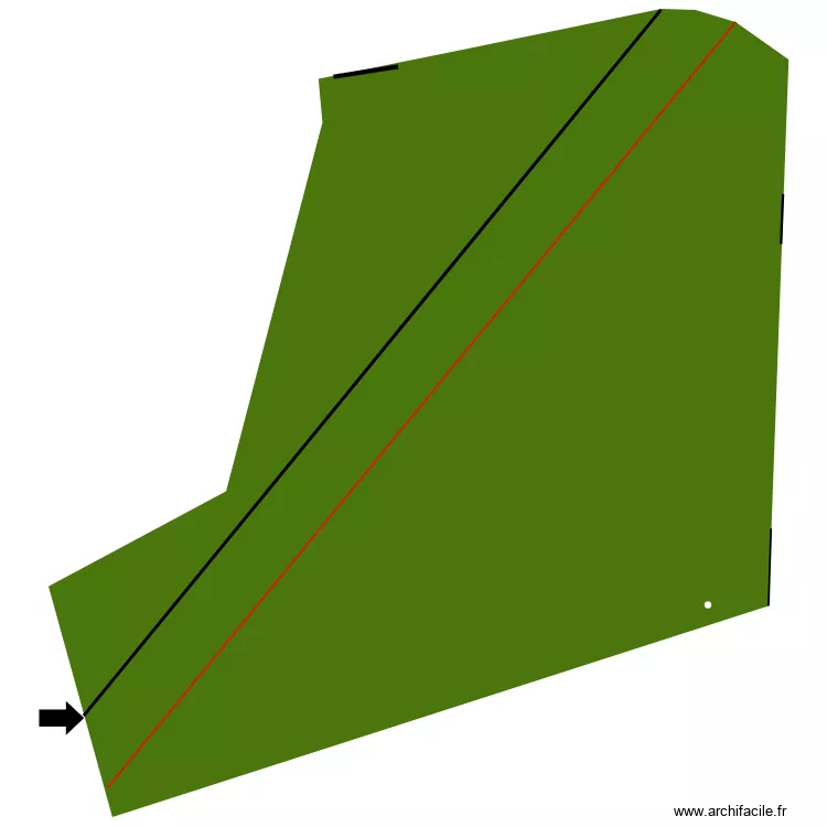 maison + ligne vierge. Plan de maison + ligne vierge. Plan de