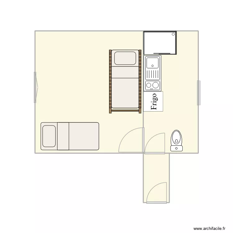 8imp St Seb. Plan de 3 et 23 m² 8imp St Seb. Plan de 3 et 23 m²