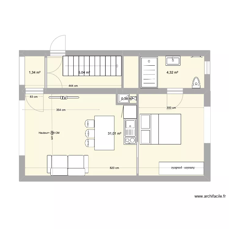 PROJET  DESARNAUTS RDC V1. Plan de 