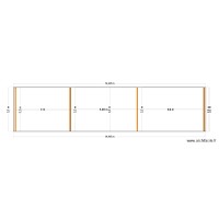 Façade nord-ouest HANGAR AVANT PROJET