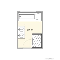 SALLE DE BAIN PLAN EXISTANT