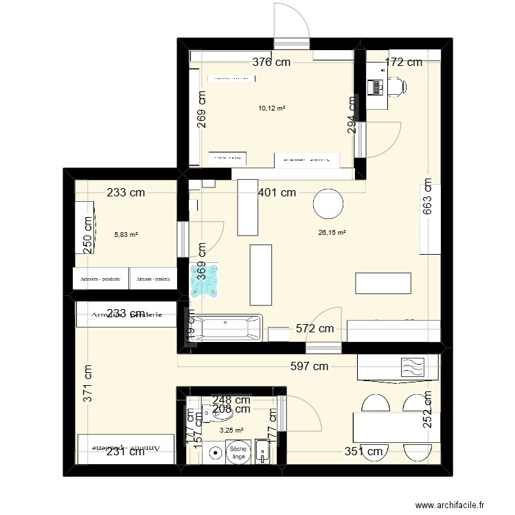 Salon 2. Plan de 0 pièce et 0 m2