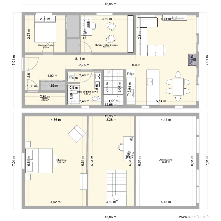 Plan base opt 2 Höst-2. Plan de 11 pièces et 160 m2
