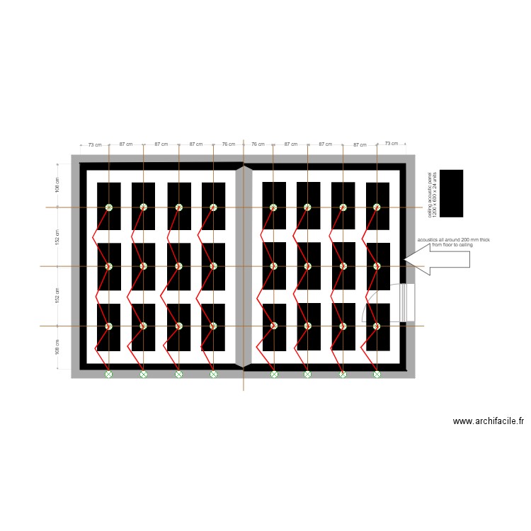 valriche 258 panneaux acoustiques rev 3. Plan de 0 pièce et 0 m2