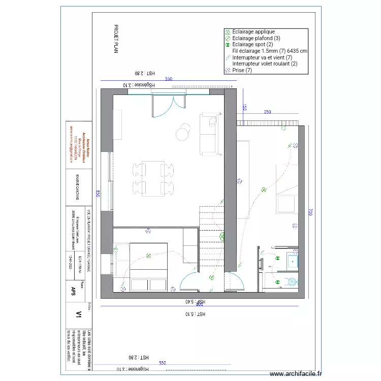Plan étage maxime. Plan de Plan étage maxime. Plan de