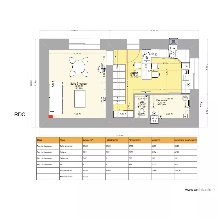 ERWAN rdc. Plan de 0 pièce et 0 m2 ERWAN rdc. Plan de 0 pièce et 0 m2