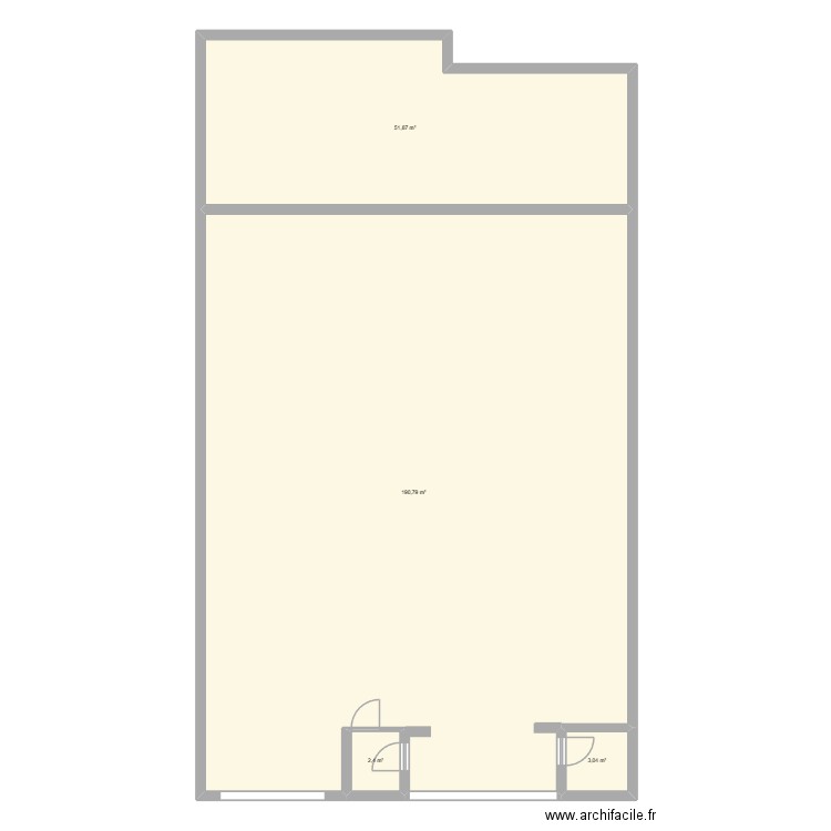 lacaneau. Plan de 4 pièces et 248 m2