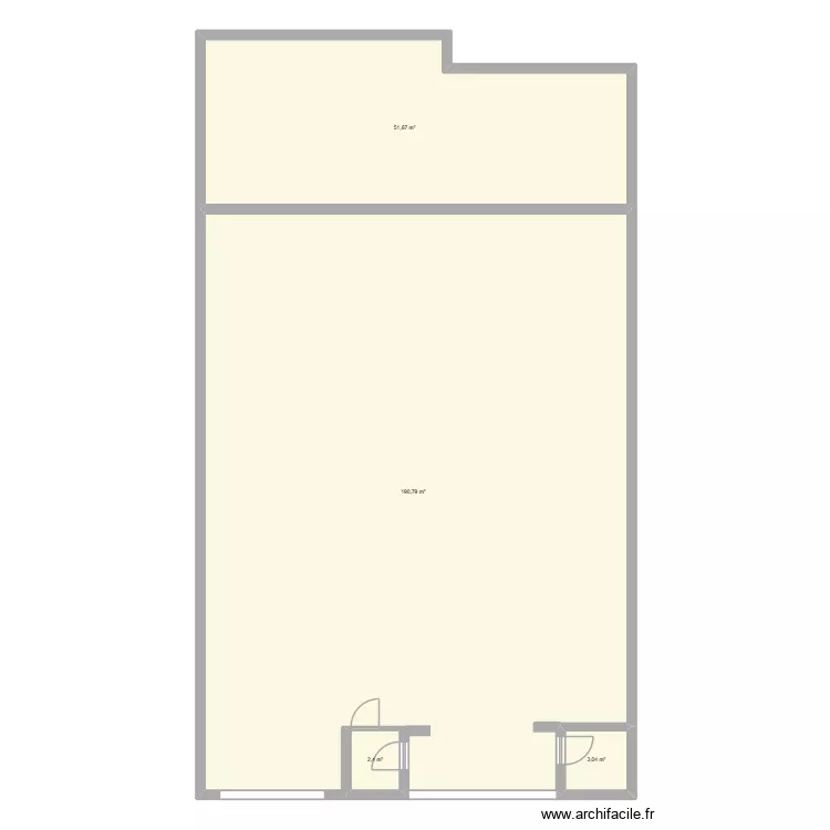 lacaneau. Plan de 4 pièces et 248 m²