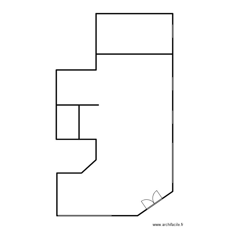 Bureau plan 2D. Plan de 0 pièce et 0 m2