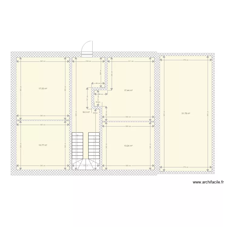 REZ MALISSARD 1. Plan de 6 pièces et 110 m²