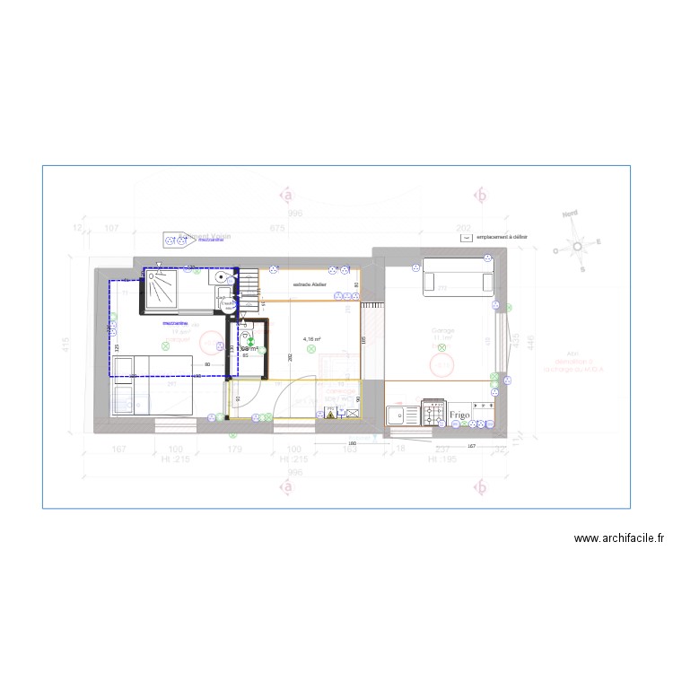 202401-maison - v8- tek. Plan de 1 pièce et 1 m2