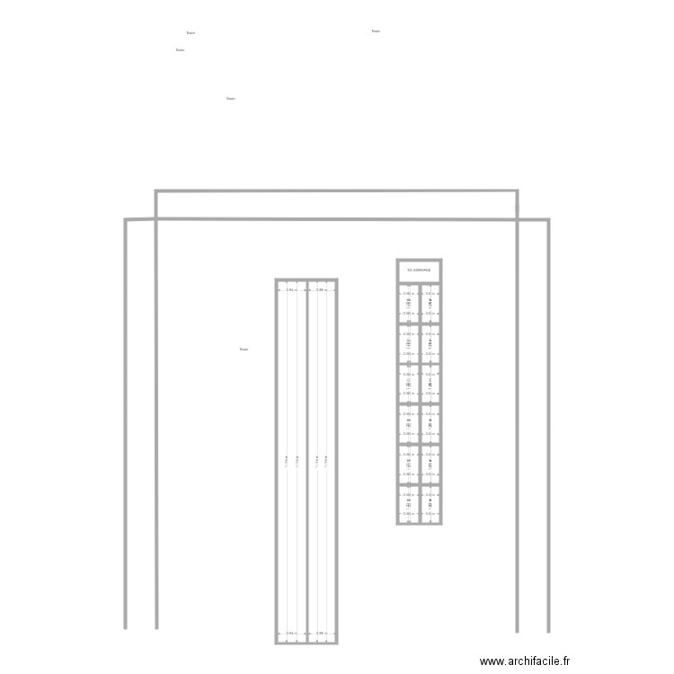 rayon electroportatif. Plan de 15 pièces et 32 m2