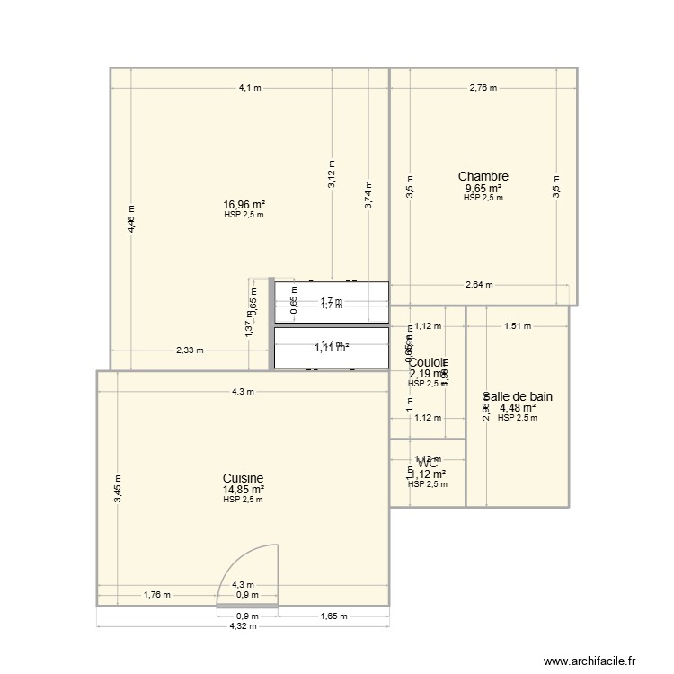 APPART N°5 pièces. Plan de 0 pièce et 0 m2