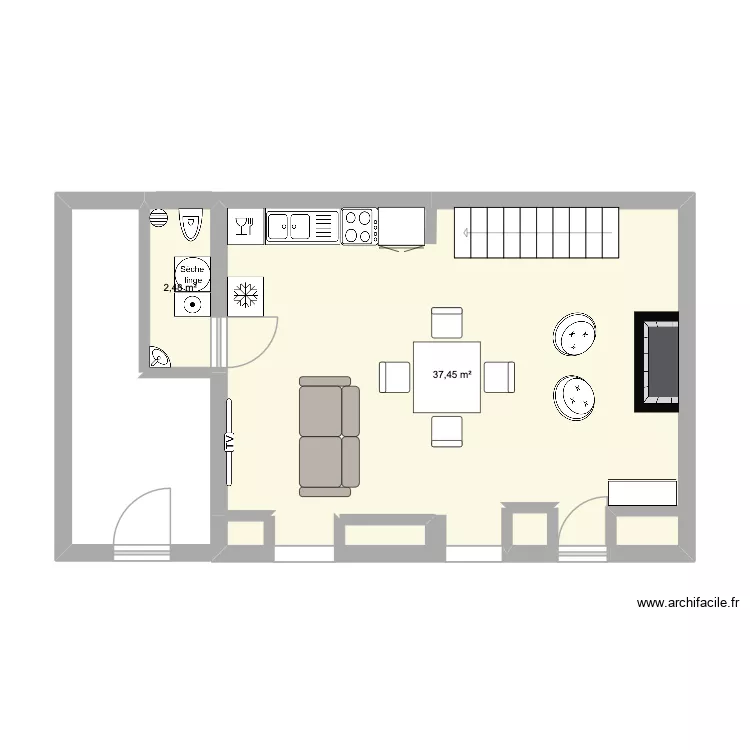 tonton. Plan de 2 et 40 m² tonton. Plan de 2 et 40 m²
