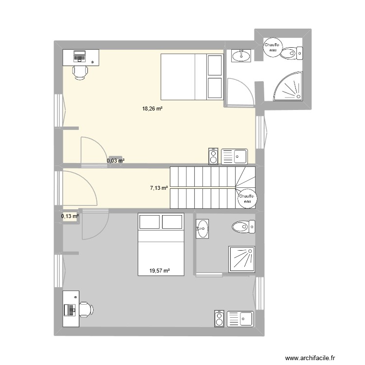 maison rdc. Plan de 0 pièce et 0 m2
