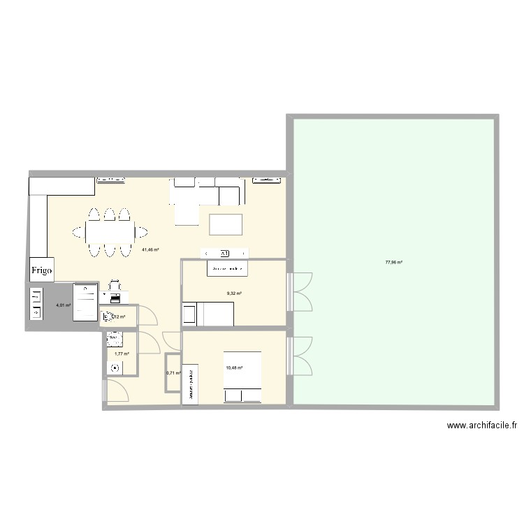 Appart. Plan de 0 pièce et 0 m2