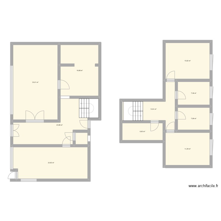 Maison Maubeuge. Plan de 10 pièces et 163 m2