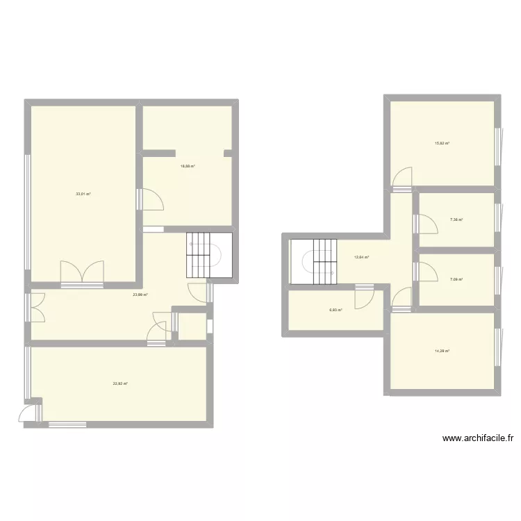 Maison Maubeuge. Plan de 