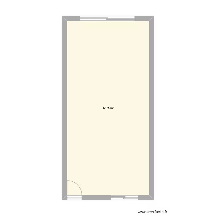 Zenfants. Plan de 1 et 43 m² Zenfants. Plan de 1 et 43 m²
