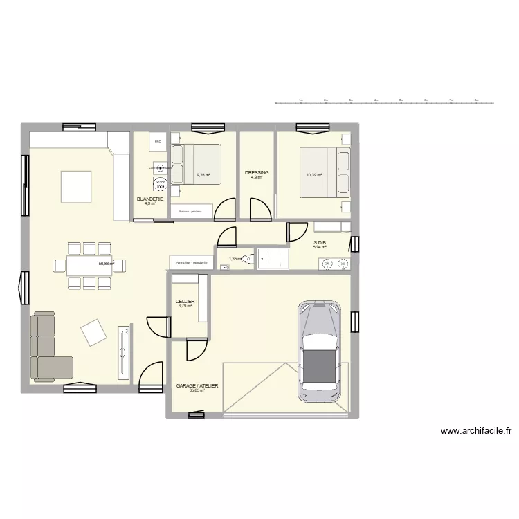 michel contour maison 7. Plan de 9 et 133 m² michel contour maison 7. Plan de 9 et 133 m²