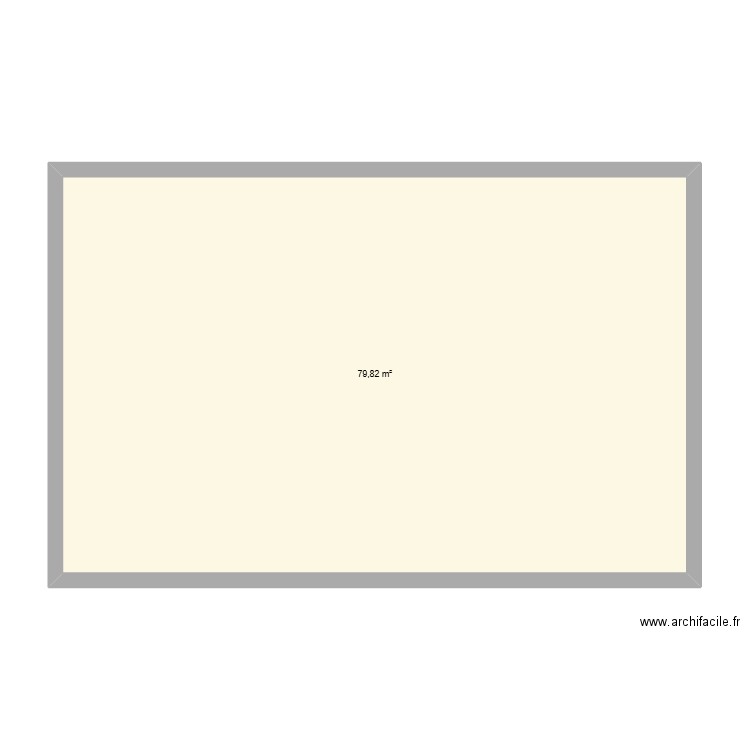 SAMET BULGAR. Plan de 1 pièce et 80 m2