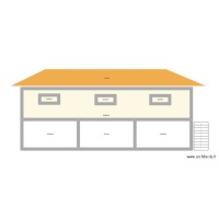 Esquisse 2 blocs vue Ouest